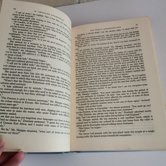 1960s Five Spy Novels Hardcover Book Vintage Blue Mystery Anthology Thrillers - Picture 6 of 9